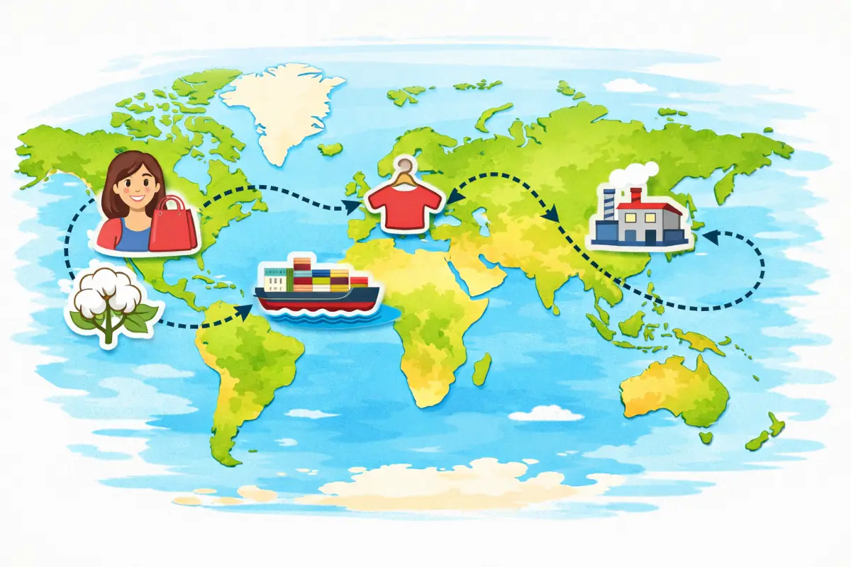 A Indústria Têxtil e de Vestuário Global Explicada: Um Guia Simples