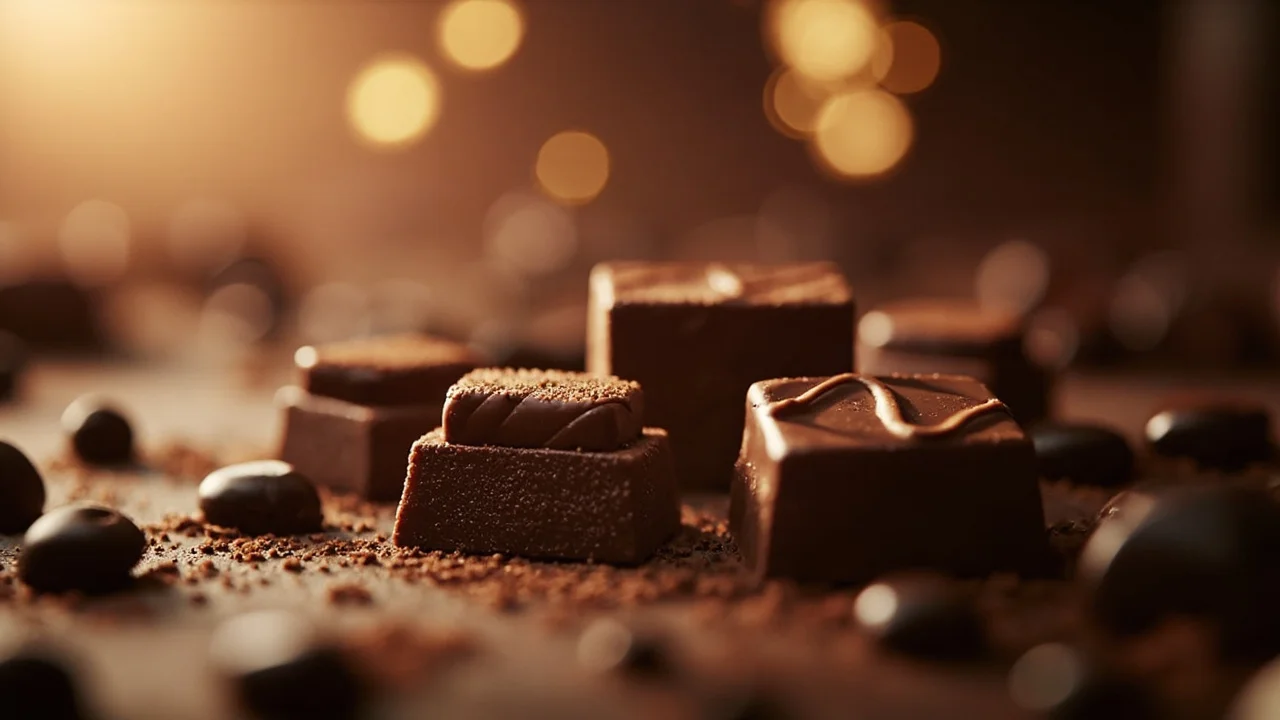 Cena de Tendências do Mercado de Chocolate
