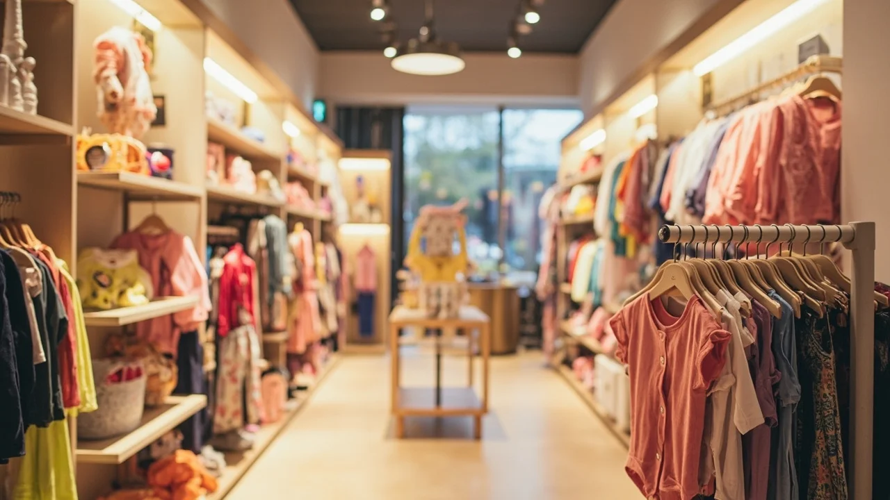 Infográfico da indústria de Roupas Infantis e para Bebês