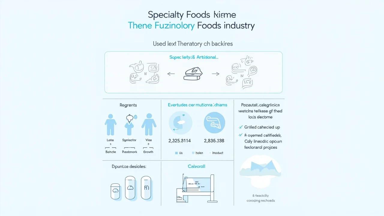 Infográfico da indústria de Alimentos Especializados